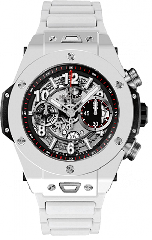 HUBLOT BIG BANG UNICO WHITE CERAMIC BRACELET 411.HX.1170.HX Fake watch